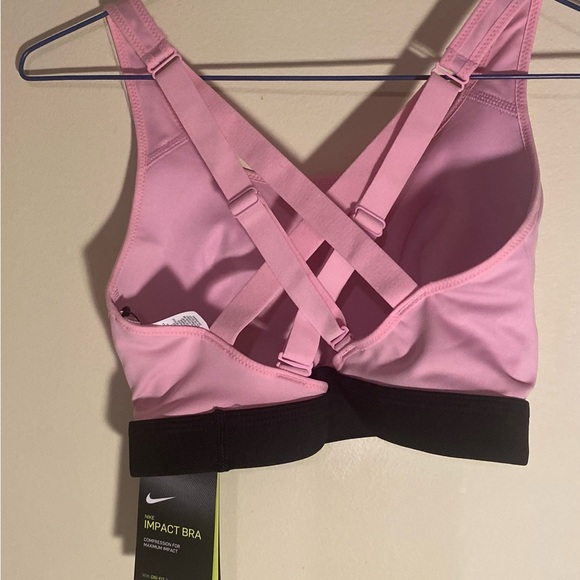 Women’s Impact High Support Sports Bra-Pink Rise - Picture 7 of 8